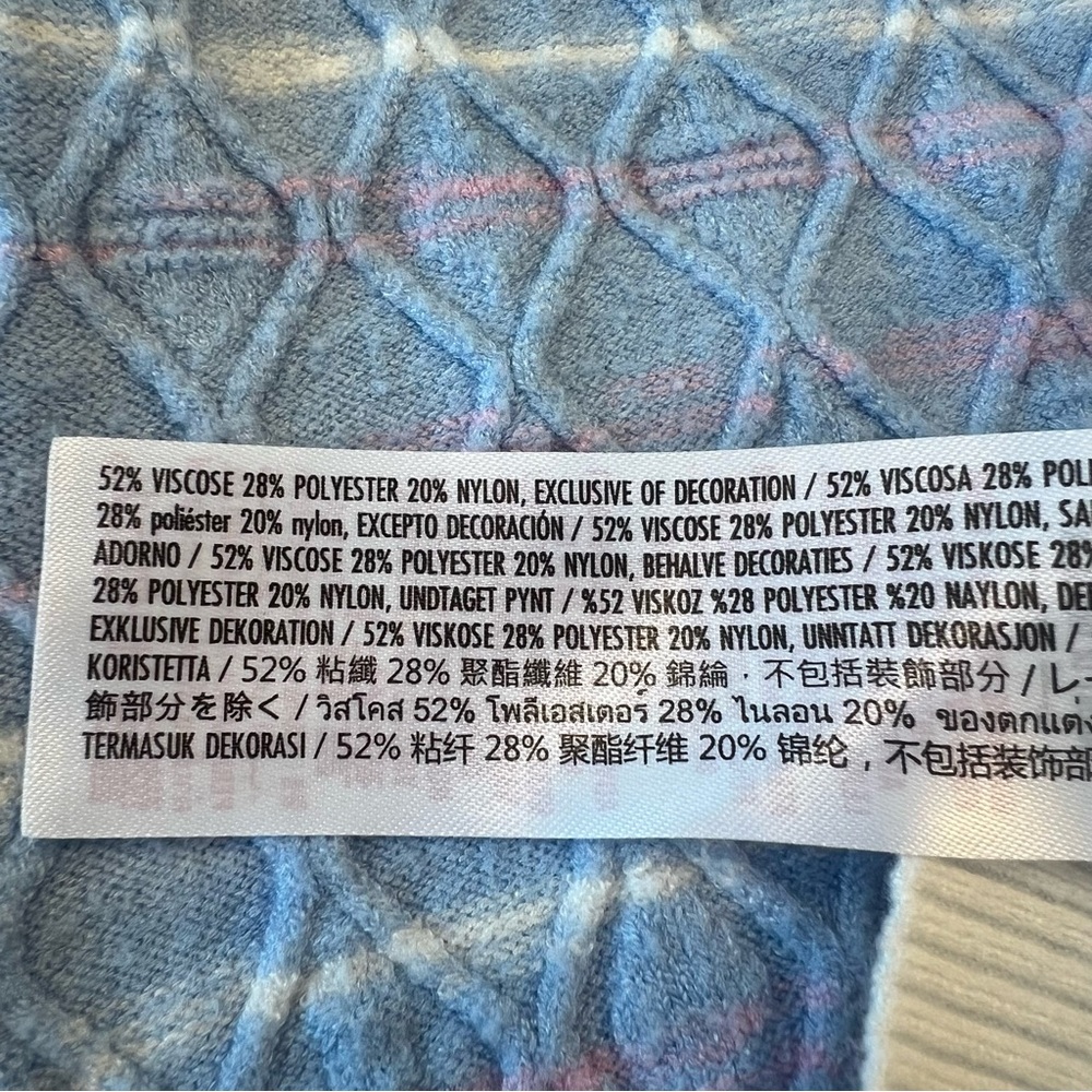 Disney Parks Girls Blue and White Knit Apparel - size 4 - Picture 4 of 6